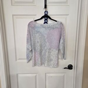 Sioni Women's Sweater in Gray and Pink